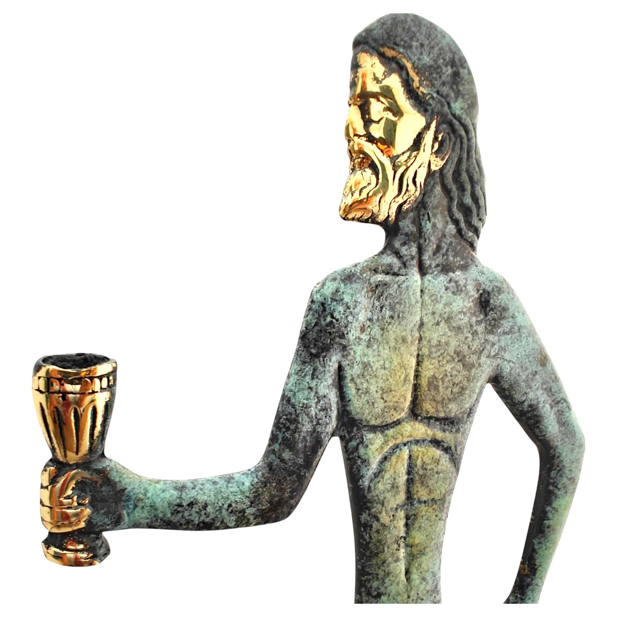 Amazon.co.jp: 博物館古代ギリシャブロンズ像のレプリカAsclepius